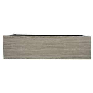 TOPMAX Counter Height Dining Room <b>Set</b> Extra Long <b>Table</b> with 3 Gray <b>Stools</b> & Side <b>Table</b> Footrest for Pub Kitchen Use - Product Image 5