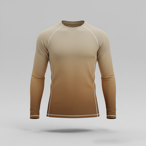 เสื้อรัดรูปแขนยาวแบบยูนิเซ็กซ์สำหรับฝึกซ้อมยูยิตสู บราซิลเลียนยิวยิตสู ศิลปะการต่อสู้แบบผสมผสาน แห้งเร็ว เหมาะสำหรับกีฬา - Product Image 1