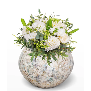 Low MOQ High Quality Modern Mother of Pearl <b>Table</b> Vase Home Decoration Handcrafted Wholesaled Nice Price From Vietnam - Product Image 5