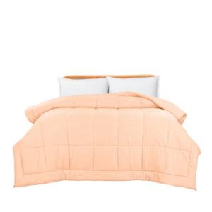 Couette en tissu microfibre super doux 250 GSM, certifiée Okeotex, importée, finition pêche, colorée, pour la maison - Product Image 3