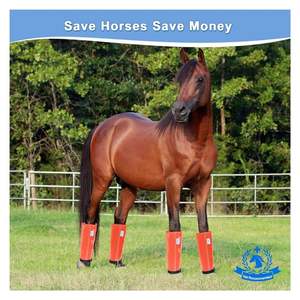 Mejores botas de malla transpirables para caballos, vendas protectoras antideslizantes para patas y pezuñas, para aliviar la fatiga muscular. - Product Image 4