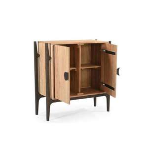 Luxury Handmade Four Door <b>Sideboard</b> Storage Cabinet Made from Premium Solid Wood <b>for</b> Bedroom <b>Kitchen</b> Home Organization - Product Image 5