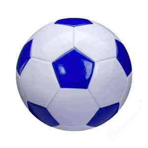 Ballon de football léger en caoutchouc noir avec bandes orange, gonflable pour toutes les saisons - Product Image 2