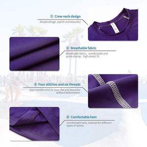 <b>Men's</b> Full Sleeve <b>Compression</b> <b>Shirt</b> Breathable Sublimation Printed Purple Blue Spandex Polyester Quick Dry Sport Top Rash Guard - Product Image 6