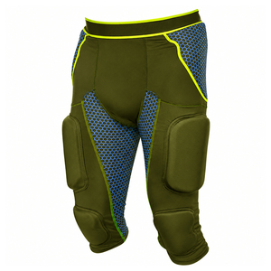 Pantalones de fútbol americano de calidad superior para hombre, venta al por mayor, MOQ bajo, pantalones cortos de compresión para fútbol americano - Product Image 3
