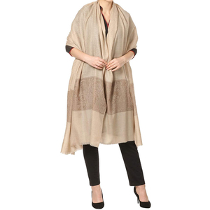 Écharpe en laine Pashmina pour femmes, double face, mode hiver, respirante, durable, douce, grande, épaisse, chaude, 100% laine - Product Image 5