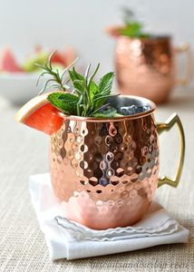 Copper mule <b>mug</b> set for luxury cinema night beverages hammered finish metal cups durable reusable premium serving <b>mugs</b> - Product Image 1