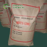 Accélérateur de vulcanisation du caoutchouc MBTS de haute qualité, marque JinBang, Accélérateur DM, CAS 120-78-5