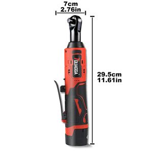 Set di Chiavi Elettriche Senza Fili TQUAGGA 18V, Chiave a Cricchetto da 3/8'' con Alta Coppia 57NM per Rimozione Viti e Dadi, Attrezzi per Riparazione Auto - Product Image 3