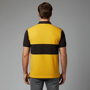 Wholesale 100% Cotton Solid Color Men's Polo Shirts Custom Embroidered Logo High Quality Short Sleeve Quick Dry <b>Hip</b> Hop man polo - Product Image 2