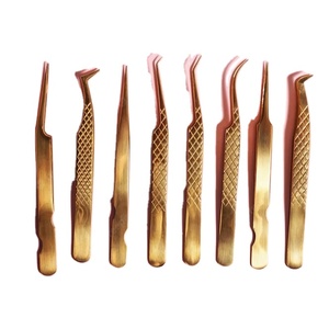 Ensemble de pinces à cils de salon de beauté, meilleure vente, Volume, étui DHL or Western FEDEX OEM personnalisé CE ISO - Product Image 1