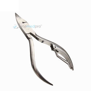 กรรไกรตัดเล็บที่ทนทานสำหรับใช้ในบ้านและร้านเสริมสวย เครื่องมือทำเล็บมือและเล็บเท้าแบบมืออาชีพ กรรไกรตัดเล็บสแตนเลสแบบพกพา - Product Image 2