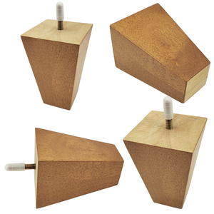 Patas de Sofá de Madera Maciza Personalizadas, Cuadradas, Modernas, de Repuesto para Muebles de Lujo, Gabinetes y Proyectos de Decoración del Hogar - Product Image 1