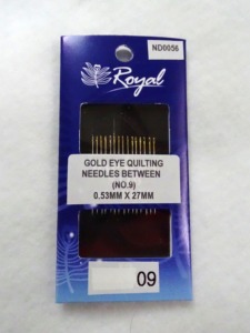 เข็มเย็บผ้าแบบ Gold Eye รุ่น ND0056 |   เข็มเย็บผ้ารอยัลโกลด์อาย ขนาด 08 09 10 เข็มเย็บมือเหล็กสำหรับงานควิลท์ - Product Image 6