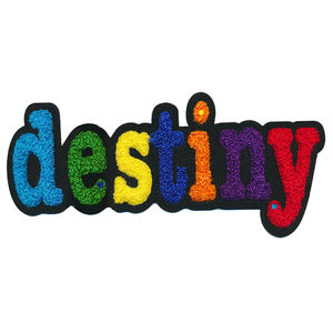 Parches Termoadhesivos Personalizados de Chenilla con Bordado a Granel para Transferencia de Letras - Product Image 3