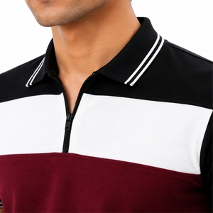 Polo homme personnalisé de couleur premium, vêtement décontracté d'été, respirant, tendance, pour tous les jours. - Product Image 4