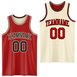 Maillot de basket-ball réversible de style américain, vêtements personnalisés - Product Image 2