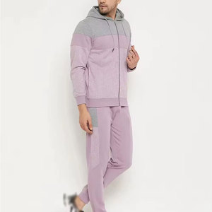 New Arrival <b>Men</b> Full Zip Tracksuit Set <b>Track</b> <b>Jacket</b> And Jogger Streetwear Activewear Low MOQ OEM ODM Supplier - Product Image 2