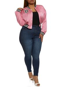 Chaqueta Corta de Satén para Mujer, Nuevo Estilo, Superventas, Precio al por Mayor, MOQ Bajo, Ligera, Antiencogimiento - Product Image 5