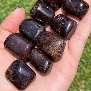 Esfera de Granate Rojo Natural Pulido, Cristal Curativo para Reiki, Meditación, Fabricación de Joyería, Venta al por Mayor, Chakralume - Product Image 2