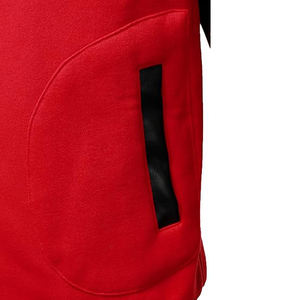 Veste universitaire avec capuche amovible, corps en laine, manches en cuir, capuche zippée détachable, manteau convertible style Letterman - Product Image 5