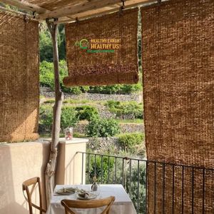 ECO2GO VIETNAM Cortina de Fibra de Coco a Medida, Cortina de Sombra con Filtro de Luz, Tejida, Ecológica y Duradera para Cafetería - Product Image 5