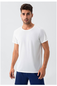 T-shirts en gros, t-shirts unis vierges, impression sérigraphique personnalisée, logo numérique, t-shirts en polyester et coton de marque, tailles plus - Product Image 6