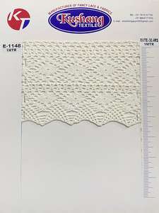 Fil de dentelle 100 % coton hydrosoluble pour vêtements d'enfants et broderie DIY style vintage - Chapeaux, chaussures et sacs - Approvisionnement immédiat - Product Image 6