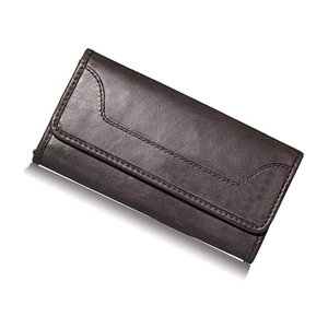 Multi Function Man Leather Long <b>Wallet</b> 100% Real Genuine Leather Men Zipper Long <b>Wallet</b> and Clutch With Solid Color - Product Image 4
