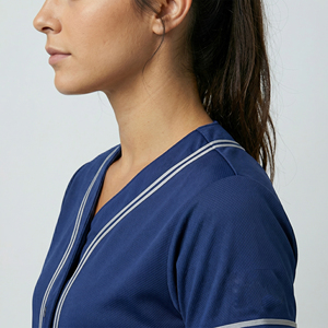 Fabricante de Camisetas de Béisbol Cortas para Mujer, Sublimación, Camiseta de Fútbol Corta para Mujer, Diseño Personalizado - Product Image 4