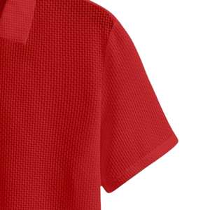 Polo de Punto Texturizado para Hombre, Manga Corta, Transpirable, Informal, para Golf, Ligero, Suave, Elástico, Corte Regular, Top de Verano a la Moda - Product Image 3