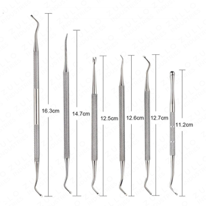 Outil professionnel de manucure OEM à double face en acier inoxydable argenté pour nettoyer les cuticules, pousse-cuticules et grattoir - Product Image 4