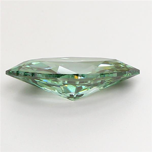 Diamant vert de 2 carats, taille marquise, exquis, rare, de couleur fantaisie, brillant, diamant non monté pour une œuvre maîtresse de joaillerie de luxe sur mesure - Product Image 4