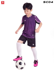 Custom Soccer Jersey Set Quick Dry Breathable Football Uniform for Adults Kids Teamwear Wholesale SC04 - Product Image 2