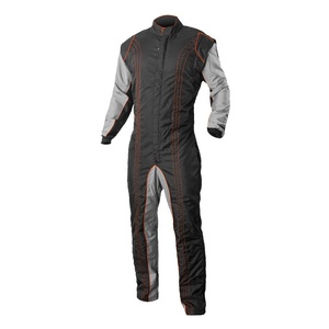 Combinaison de course personnalisée en polyester/coton respirant pour karting, moto, coupe-vent, séchage rapide, anti-UV, protection de sécurité, kart - Product Image 5