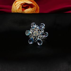 Wedding Wear 925 Sterling Silver Blue Topaz <b>Labradorite</b> Gemstone Silver Plated Jewelry Women Wear Classic <b>Ring</b> - Product Image 6