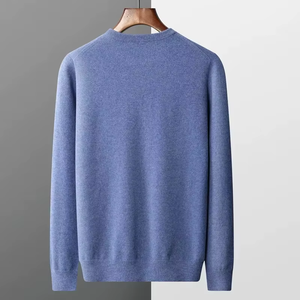 Pull pour homme, confortable, tricot doux, col rond, vêtements décontractés d'hiver, usine de vêtements OEM Bangladesh - Product Image 5