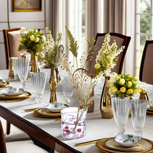 Vase en verre en forme de cœur pour décoration intérieure moderne pour la table de mariage Accessoires de mariage élégants - Product Image 2