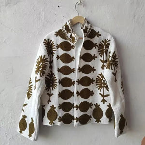 Manteau pour femme, veste courte Suzani, veste en tissu Suzani, robe, veste courte Suzani - Product Image 1