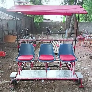 Best Grade Heavy Duty Steel Platform Cart Industrial Trolley for Moving Machinery Boxes Tools and Construction Materials Use - Product Image 2