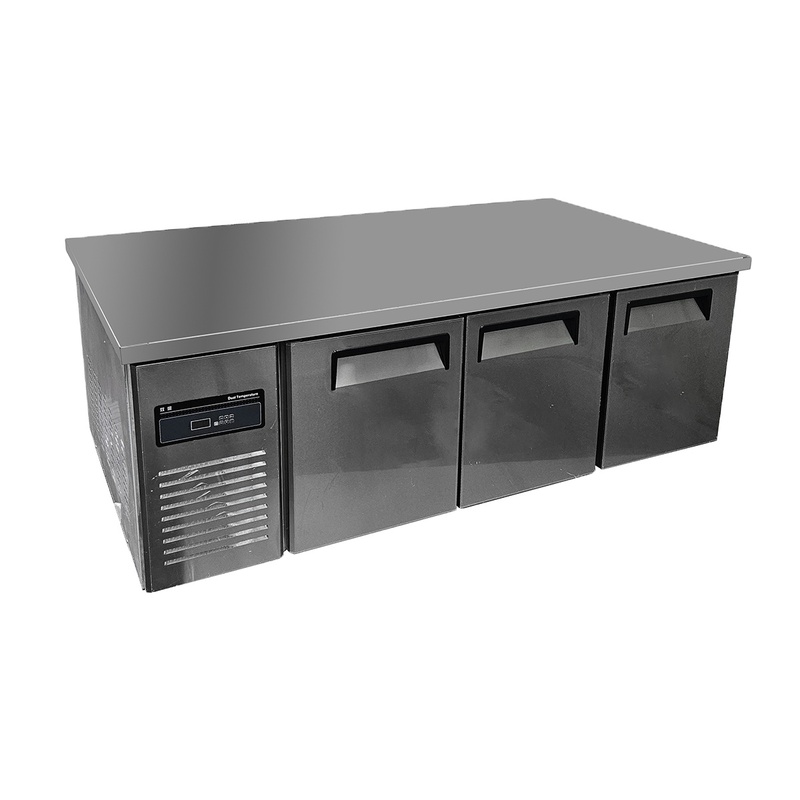 Commercial Kitchen Counter Fridge 3 Door