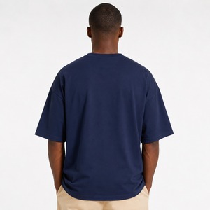 T-shirts oversize pour hommes en tissu lisse, coupe décontractée, légers, confortables, respirants et de qualité fiable pour les activités de plein air - Product Image 5