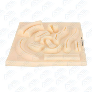 แผ่นเย็บแผลซิลิโคนแบบใช้ซ้ำได้แผ่นฝึกการเย็บผิวหนังสำหรับการผ่าตัดแผ่นฝึกการเย็บแผลสำหรับนักเรียนการเย็บแบบจำลองการผ่าตัดผ่านกล้อง - Product Image 1