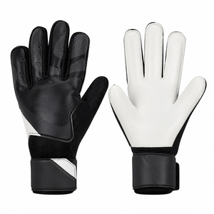 Professional Goalkeeper Gloves Black White Latex Grip Soccer Goalkeeping Gloves - Product Image 5