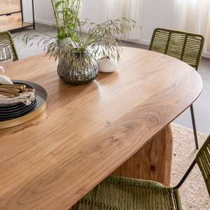 โต๊ะอาหารไม้สักอคาเซีย รุ่นแวนดาน่า โซเลซ สเตลลาร์ - Product Image 2