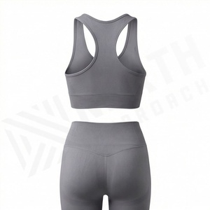 Conjunto de Yoga para Mujer, Talla Adulto, Secado Rápido, Material Spandex, Transpirable, Sin Costuras, Elástico, Ropa Deportiva para Gimnasio - Product Image 2