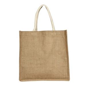 Bolsa de yute reutilizable para compras, bolso de yute ecológico, plegable, personalizado, reciclable, de tela Natural, espaciosa, de buena capacidad, gran oferta - Product Image 1
