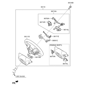 Nouveaux interrupteurs et commandes Sportage 96700D9360WK - Product Image 2
