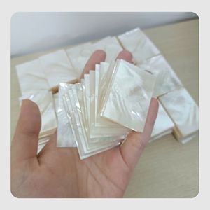 แผ่นเปลือกหอยมุกสีขาวธรรมชาติสำหรับตกแต่งเฟอร์นิเจอร์ ผิวตู้ กล่องเครื่องประดับ และงานหัตถกรรม - Product Image 3
