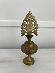 Support décoratif en laiton de style moghol pour Surmadani, à usage traditionnel, sans poudre de Surma, pour bébés - Product Image 6